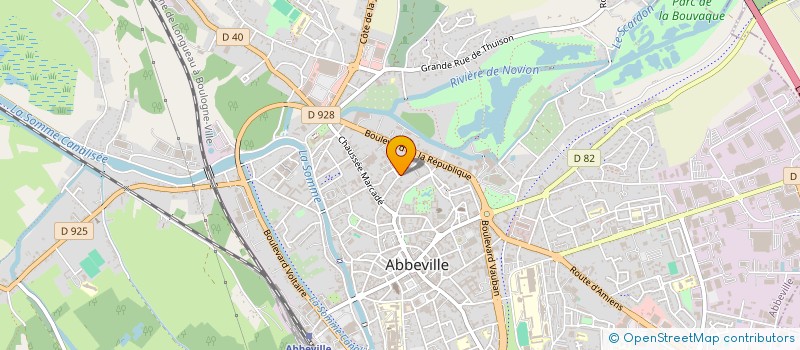 localisation de l'entreprise MADAME JENNIFER ROMAIN  ABBEVILLE