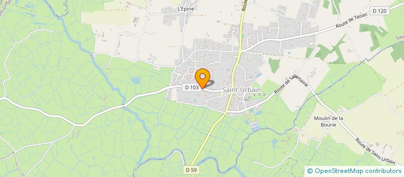 localisation de l'entreprise MADAME JENNIFER ROURE  SAINT-URBAIN