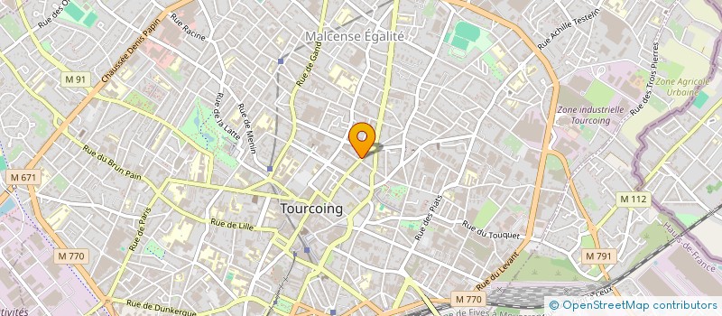 localisation de l'entreprise MADAME JENNIFER SAINSSOUS  TOURCOING