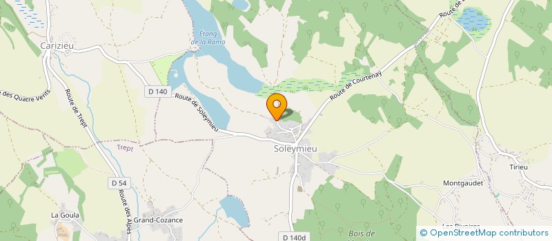 localisation de l'entreprise MADAME JENNIFER SANGOY  SOLEYMIEU