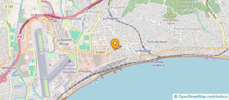 localisation de l'entreprise MADAME JENNIFER SANSEVERINO à CANNES