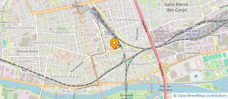 localisation de l'entreprise MADAME JENNIFER SAPATEIRO  TOURS