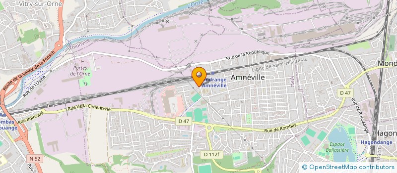 localisation de l'entreprise MADAME JENNIFER SCHIEL  AMNEVILLE