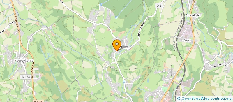 localisation de l'entreprise MADAME JENNIFER SCHIELE  ARRODETS-EZ-ANGLES