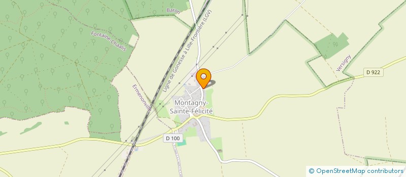 localisation de l'entreprise MADAME JENNIFER SCHINELLI  MONTAGNY-SAINTE-FELICITE