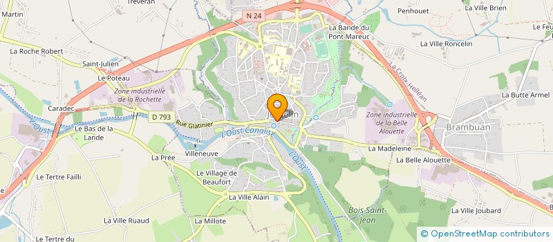 localisation de l'entreprise MADAME JENNIFER SCHORMANN à JOSSELIN