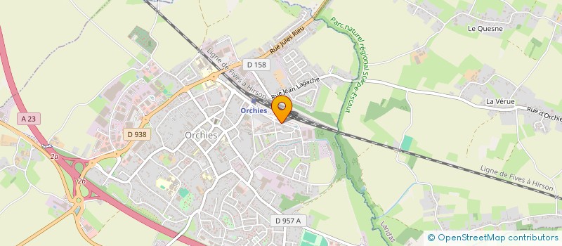 localisation de l'entreprise MADAME JENNIFER SCHROYENS  ORCHIES