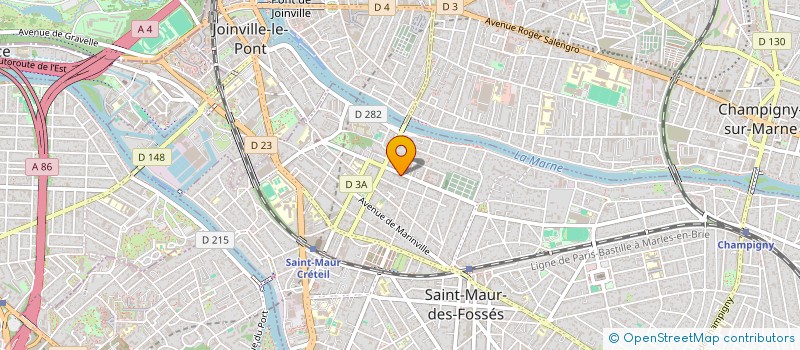 localisation de l'entreprise MADAME JENNIFER SFEZ  SAINT-MAUR-DES-FOSSES