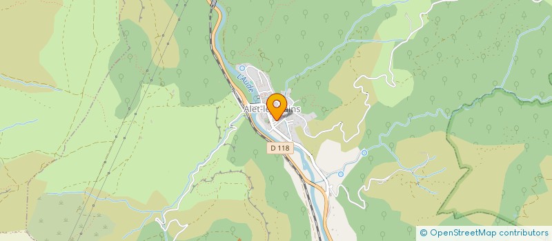 localisation de l'entreprise MADAME JENNIFER SHELLEY  ALET-LES-BAINS