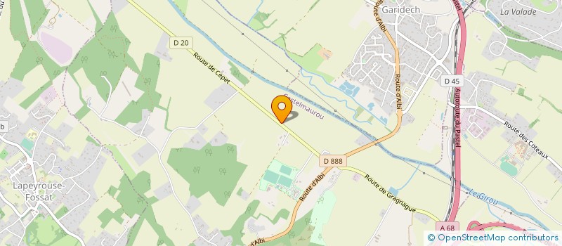 localisation de l'entreprise MADAME JENNIFER SKRABAN  SALVAGNAC