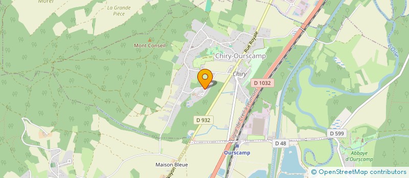 localisation de l'entreprise MADAME JENNIFER SOHIER  CHIRY-OURSCAMP