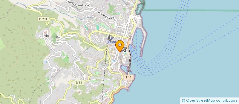 localisation de l'entreprise MADAME JENNIFER SOLIER à BASTIA