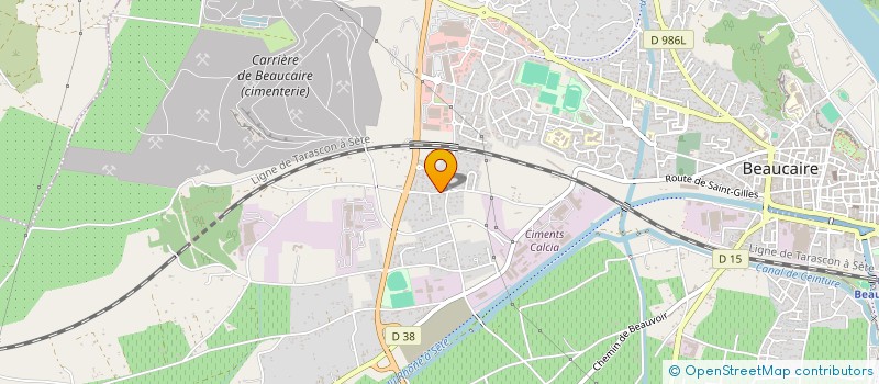 localisation de l'entreprise MADAME JENNIFER SOULIER  BEAUCAIRE