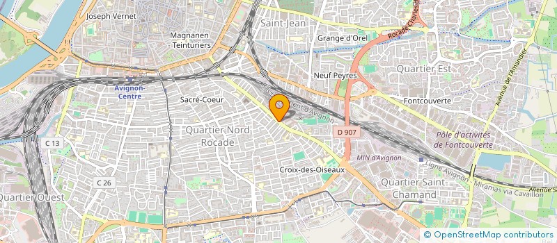 localisation de l'entreprise MADAME JENNIFER SZTENDA  AVIGNON