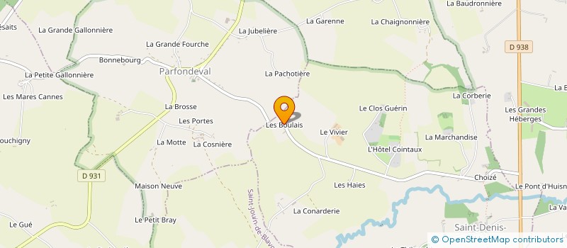 localisation de l'entreprise MADAME JENNIFER TAFFOREAU à SAINT-DENIS-SUR-HUISNE