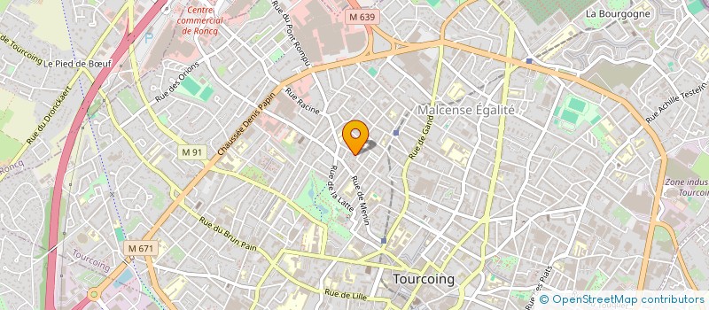 localisation de l'entreprise MADAME JENNIFER TALBI  TOURCOING