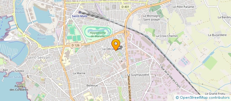 localisation de l'entreprise MADAME JENNIFER TEJERA  SAINT-MALO