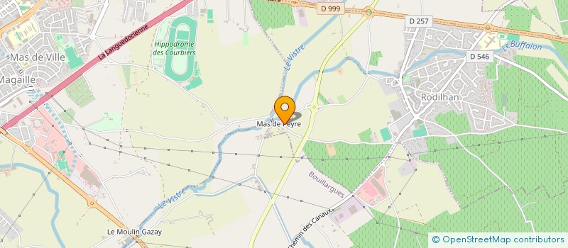 localisation de l'entreprise MADAME JENNIFER THEROND  RODILHAN