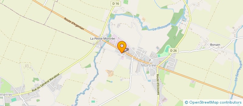 localisation de l'entreprise MADAME JENNIFER THOREL à ALMENECHES