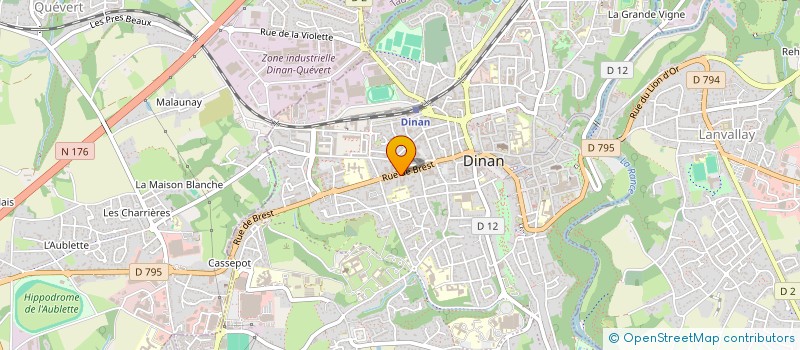 localisation de l'entreprise MADAME JENNIFER TIBLE  DINAN