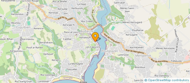 localisation de l'entreprise MADAME JENNIFER TJIE  AUDIERNE