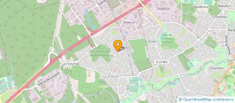 localisation de l'entreprise MADAME JENNIFER TONDEUR  CANEJAN