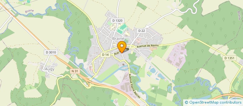 localisation de l'entreprise MADAME JENNIFER TORRES  BRAINE