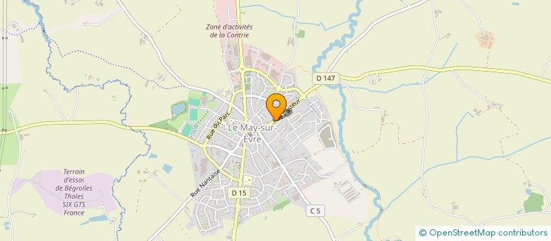 localisation de l'entreprise MADAME JENNIFER TOUCHET  LE MAY-SUR-EVRE