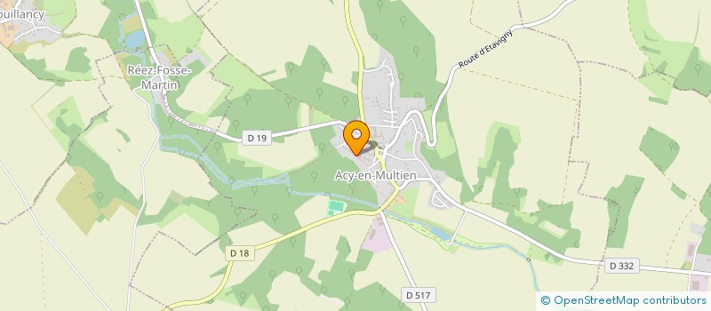 localisation de l'entreprise MADAME JENNIFER TOULOUSE  ACY-EN-MULTIEN