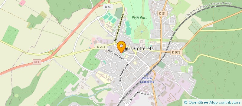 localisation de l'entreprise MADAME JENNIFER TOURNIER  VILLERS-COTTERETS