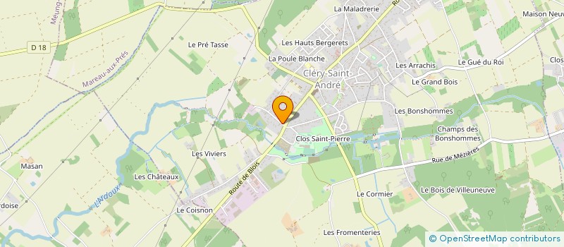 localisation de l'entreprise MADAME JENNIFER TREMBLEAU à CLERY-SAINT-ANDRE