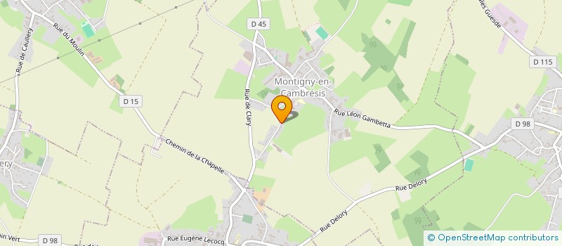 localisation de l'entreprise MADAME JENNIFER TROUILLEZ  MONTIGNY-EN-CAMBRESIS