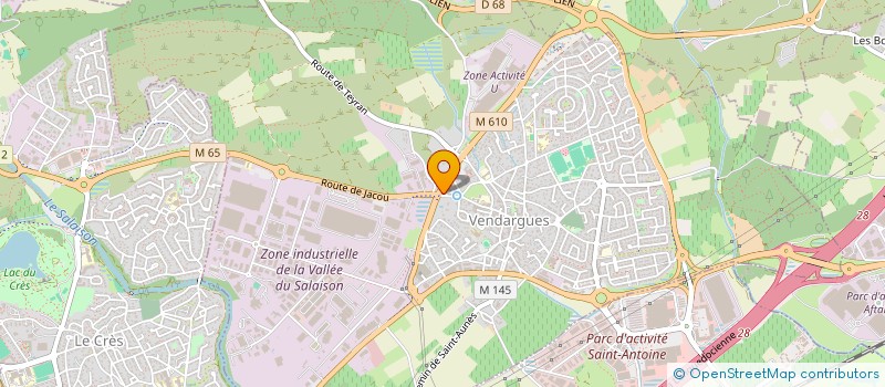 localisation de l'entreprise MADAME JENNIFER VAELLO à VENDARGUES