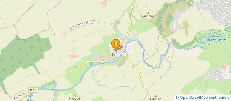 localisation de l'entreprise MADAME JENNIFER VAILLANT  FRIAUVILLE