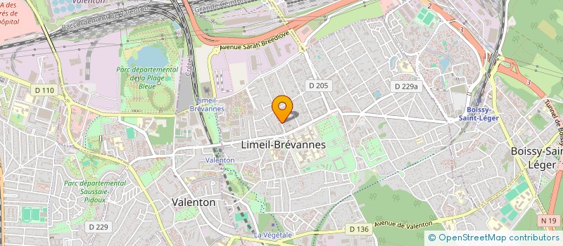 localisation de l'entreprise MADAME JENNIFER VANDEKERCKHOVE à LIMEIL-BREVANNES