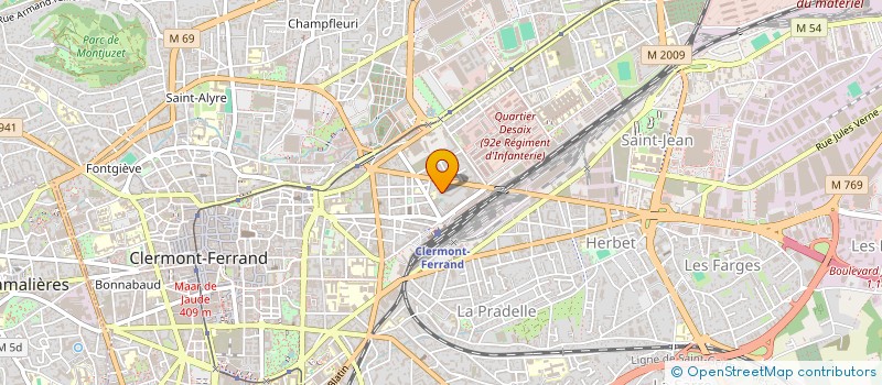 localisation de l'entreprise MADAME JENNIFER VEGI  CLERMONT-FERRAND