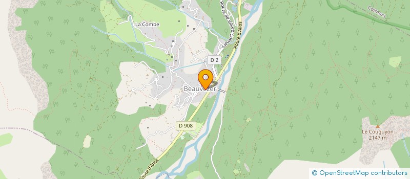 localisation de l'entreprise MADAME JENNIFER VERAN  COLMARS