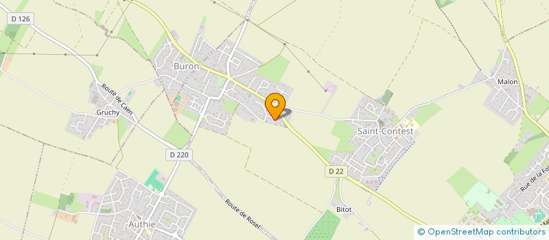 localisation de l'entreprise MADAME JENNIFER VERON  SAINT-CONTEST