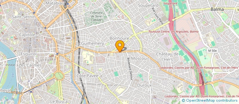 localisation de l'entreprise MADAME JENNIFER VIDAL à TOULOUSE