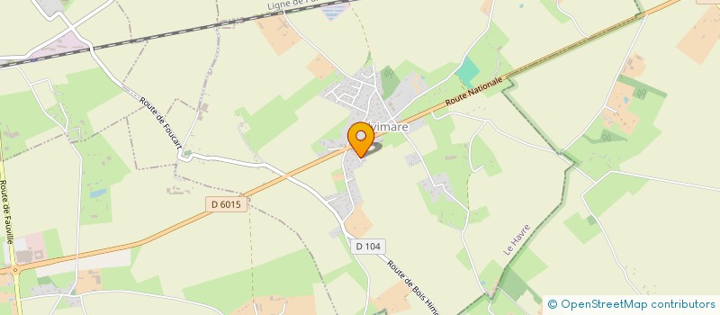 localisation de l'entreprise MADAME JENNIFER VILLIER  ALVIMARE