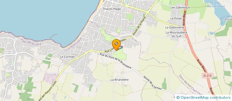 localisation de l'entreprise MADAME JENNIFER VITRY à LA PLAINE-SUR-MER