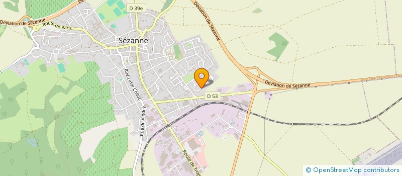 localisation de l'entreprise MADAME JENNIFER VRIGNAUD  SEZANNE