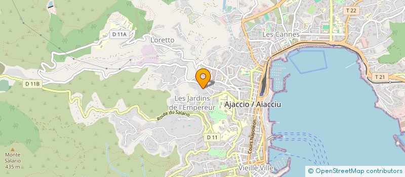 localisation de l'entreprise MADAME JENNIFER VURPILLOT à AJACCIO