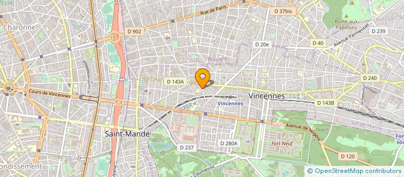 localisation de l'entreprise MADAME JENNIFER WALHEIM à VINCENNES