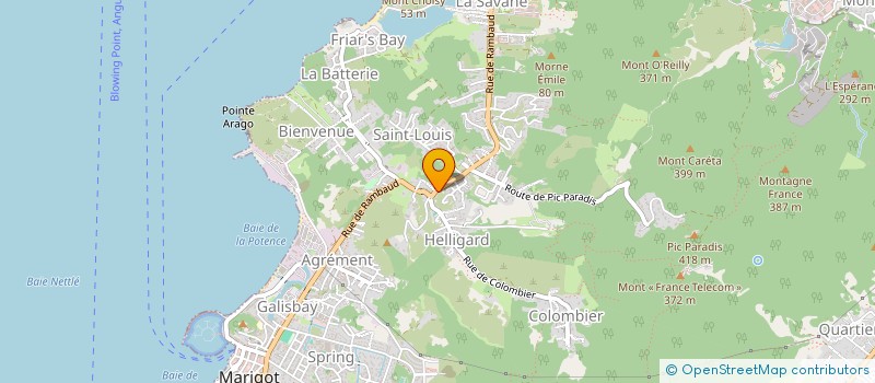 localisation de l'entreprise MADAME JENNIFER WILKES  SAINT-MARTIN