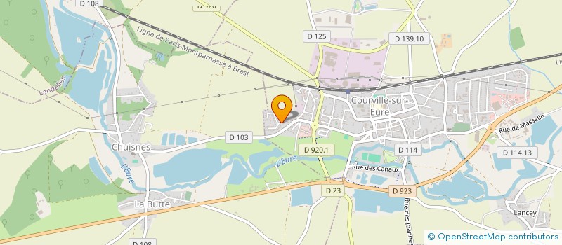 localisation de l'entreprise MADAME JENNIFER WILSON à COURVILLE-SUR-EURE