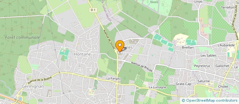 localisation de l'entreprise MADAME JENNIFER WOS  LE TAILLAN-MEDOC