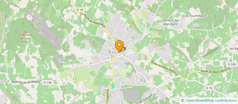 localisation de l'entreprise MADAME JENNIFER ZAVETTIERI  BEDARRIDES