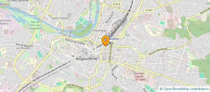 localisation de l'entreprise MADAME JENNIFER ZENDRINI à ANGOULEME