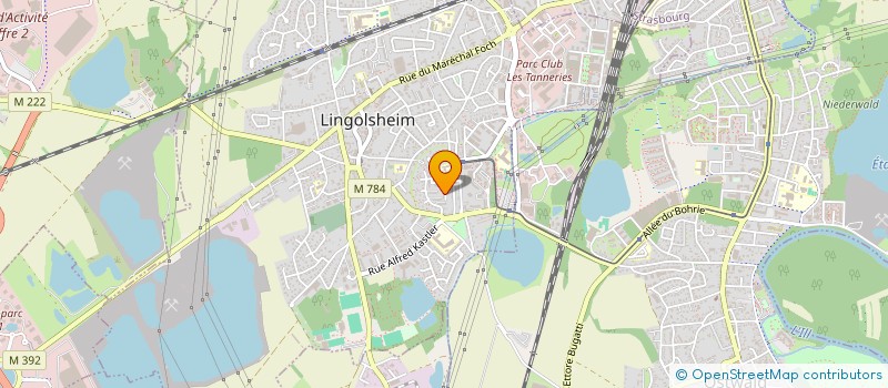 localisation de l'entreprise MADAME JENNIFER ZIGS  LINGOLSHEIM